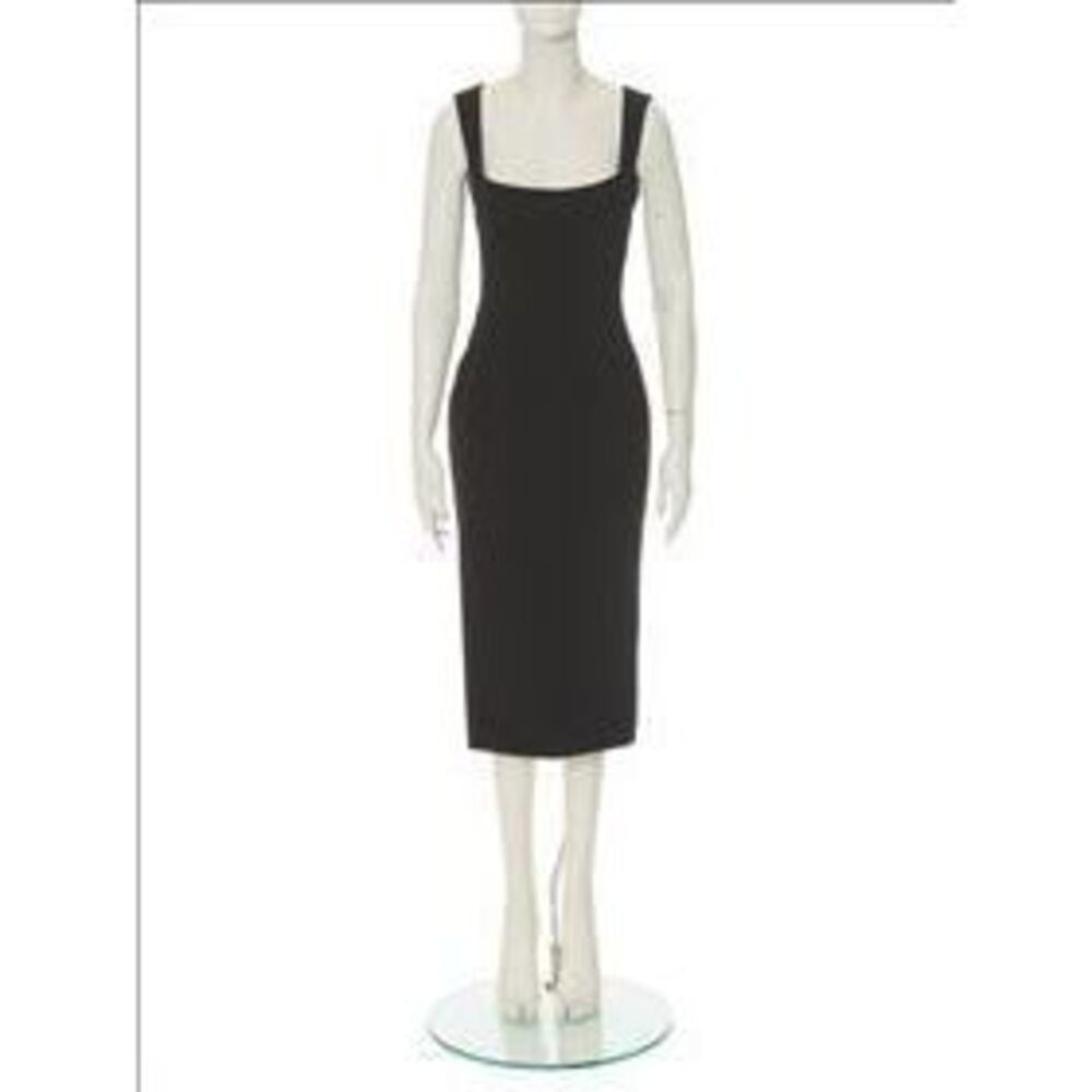 Dolce & Gabbana Women Virgin Wool Midi Dress